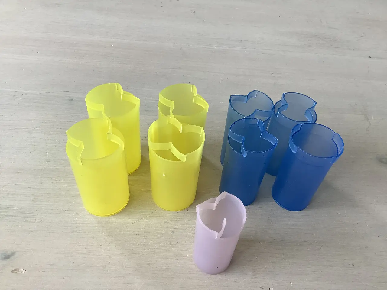 Billede 1 - Plastik bøtter til mønter