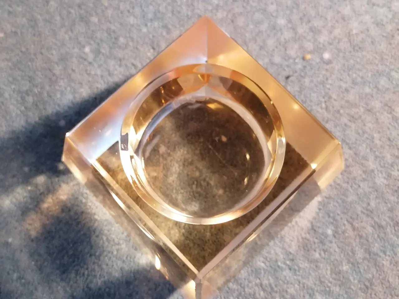 Billede 7 - Smuk Massiv Glas Lysestage
