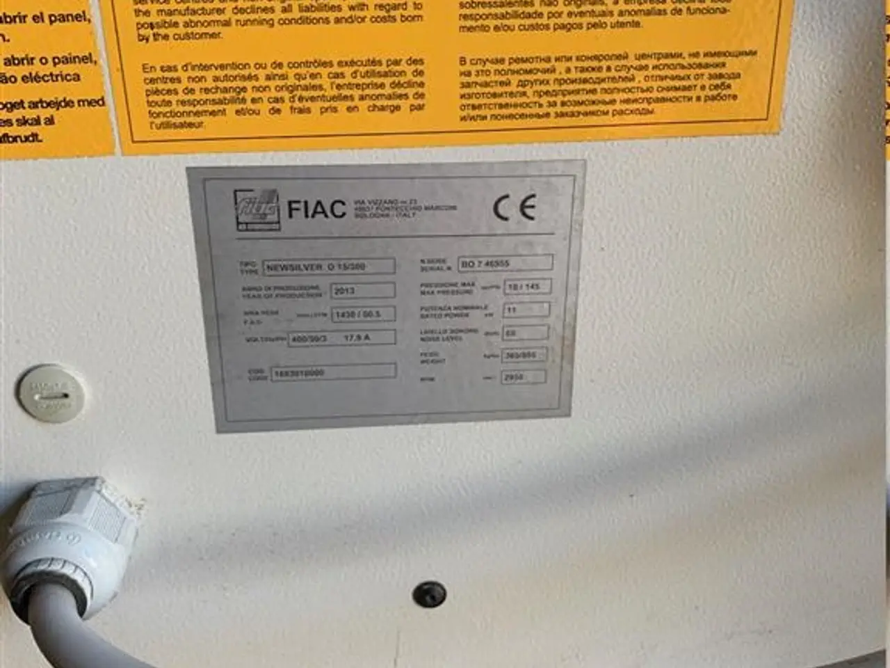 Billede 5 - Fiac New Silver D 15/300 med kølelufttørrer