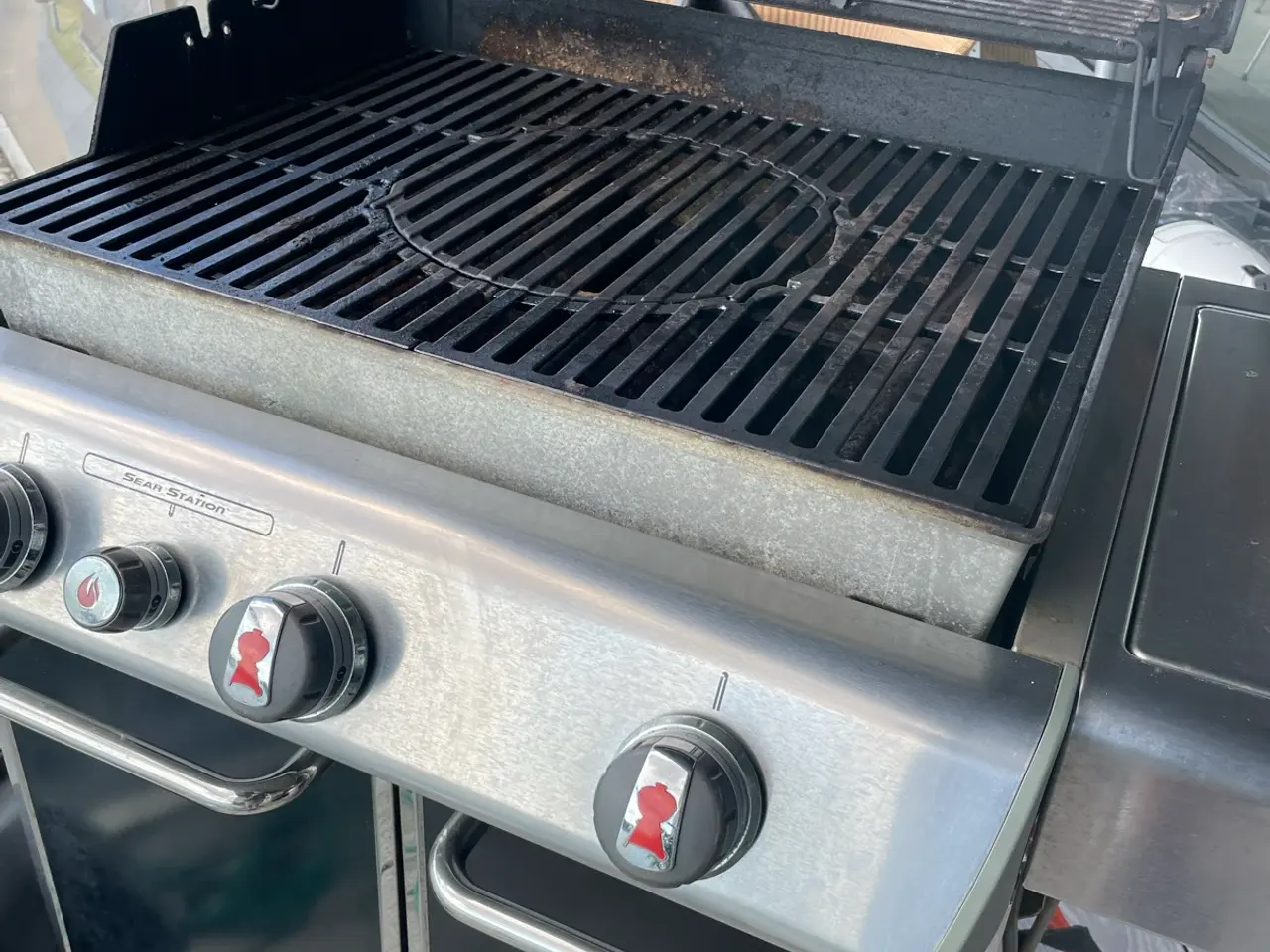 Billede 3 - Weber gasgrill med sidebrænder