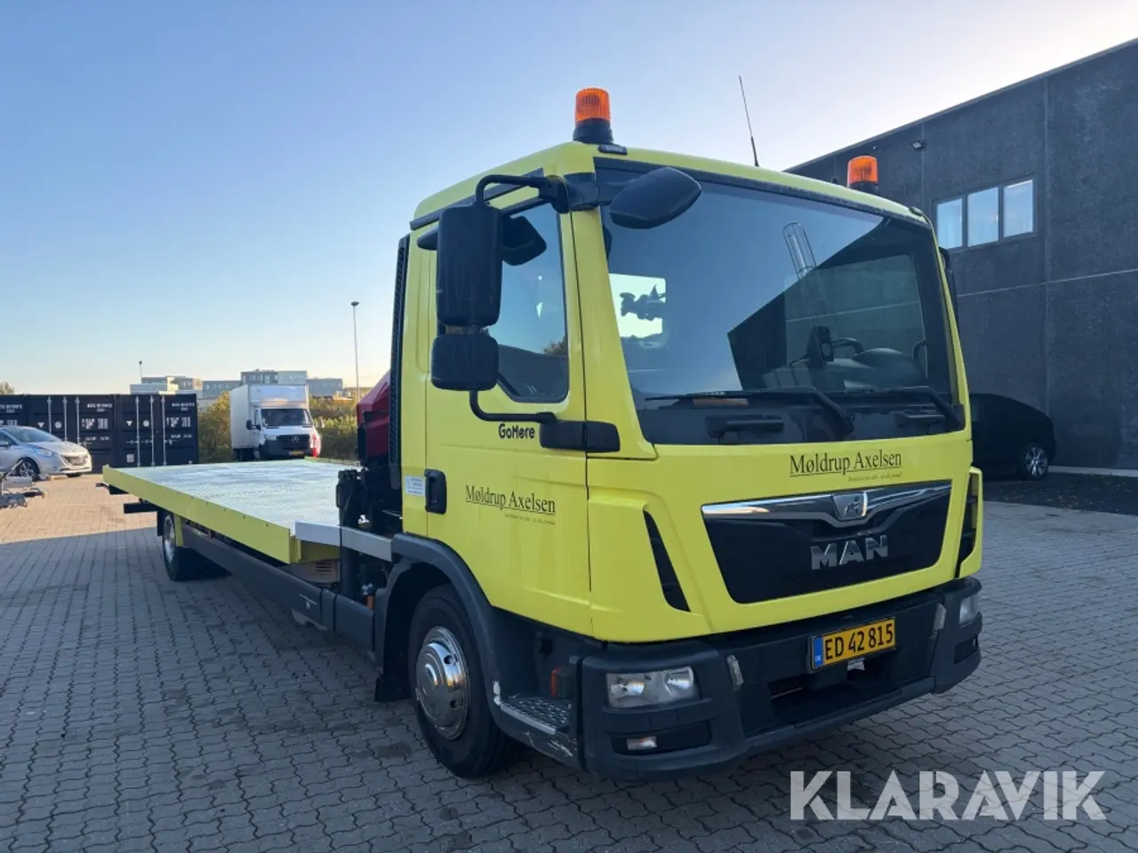 Billede 3 - Kranbil MAN TGL 12. 4X2 B. Med lad