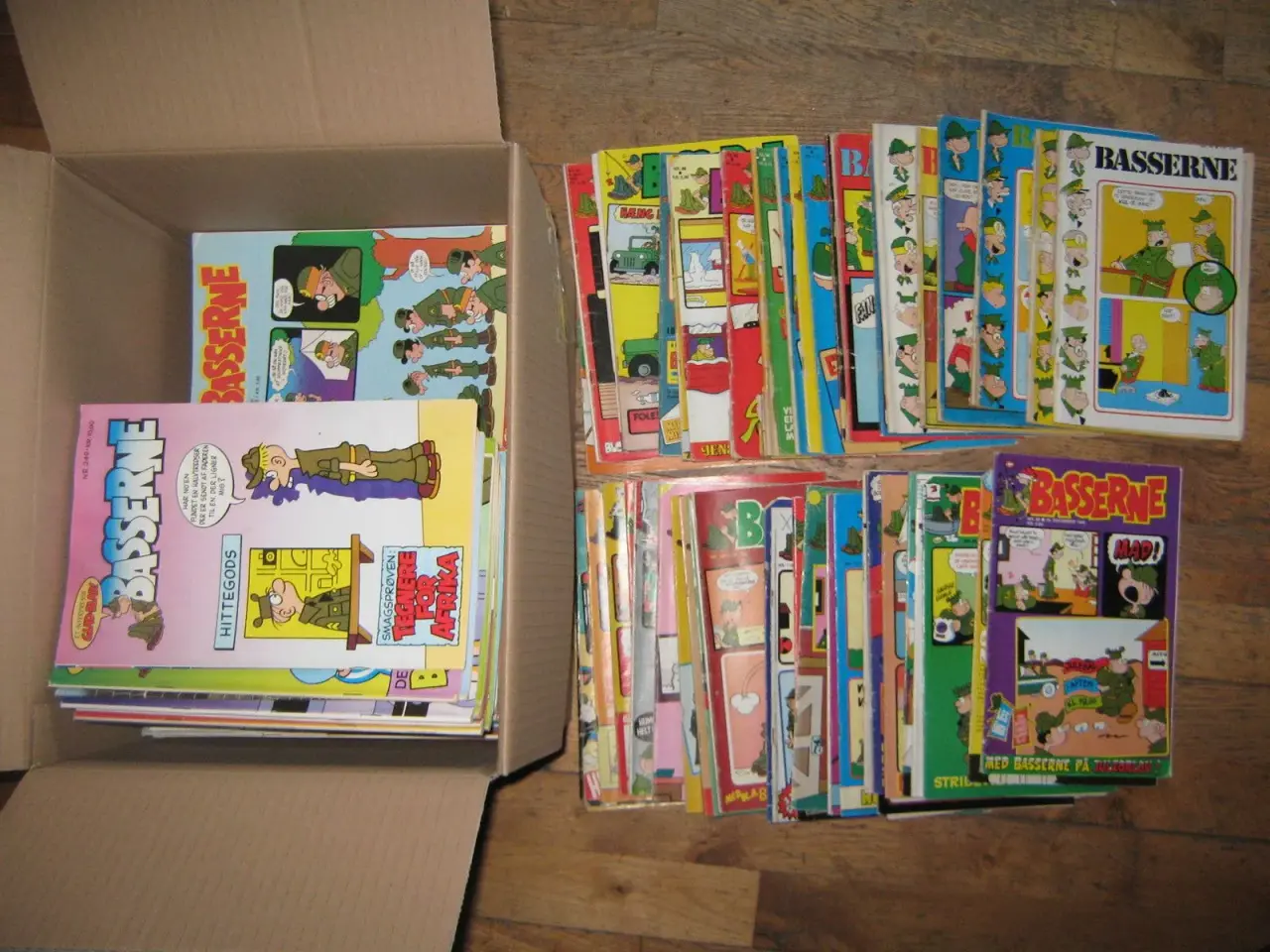 Billede 1 - tegneserier basserne stor samling 208 st