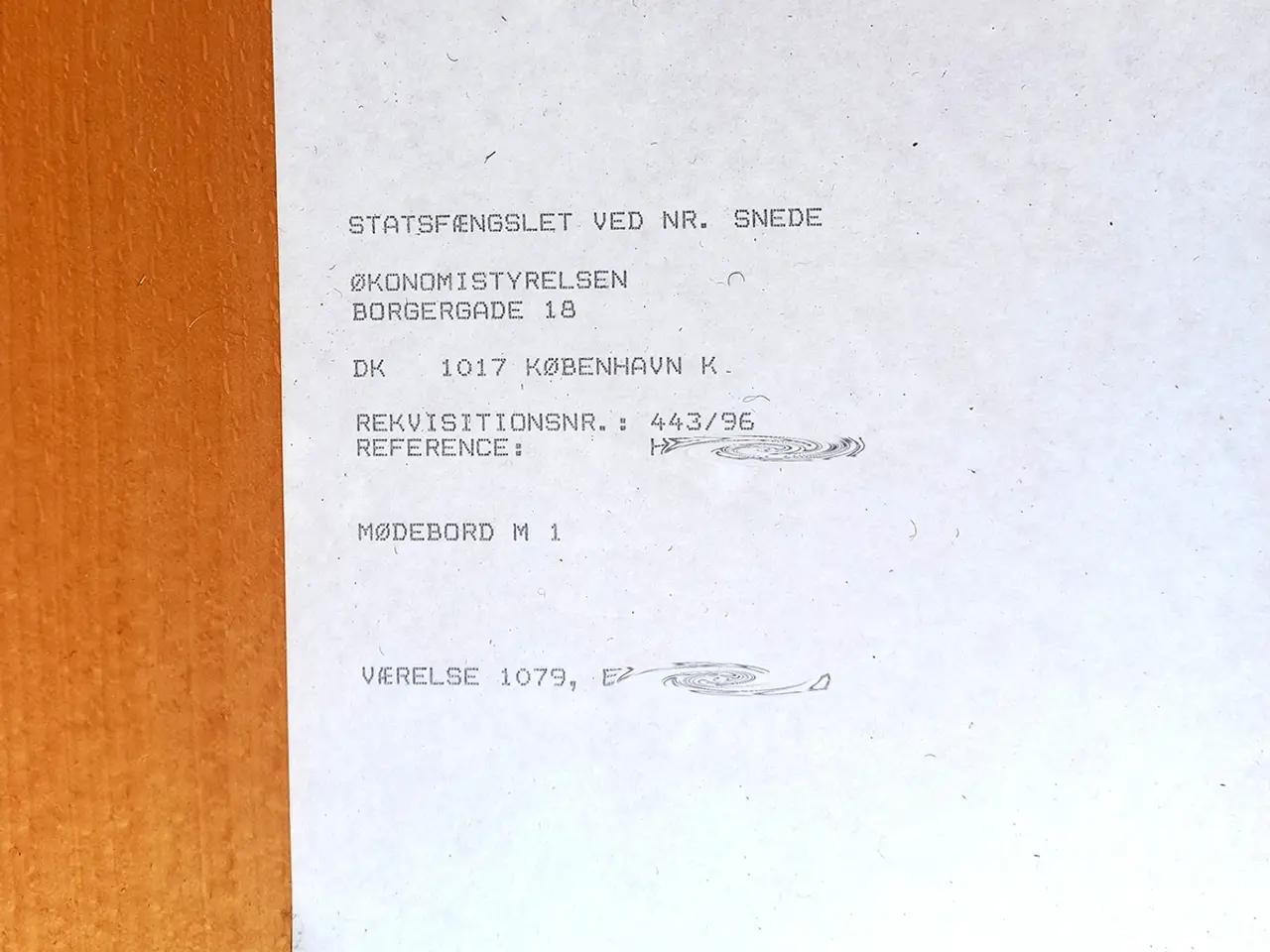 Billede 13 - Nedsat: Multifunktionsbord i eg – Nørre Snede 1982