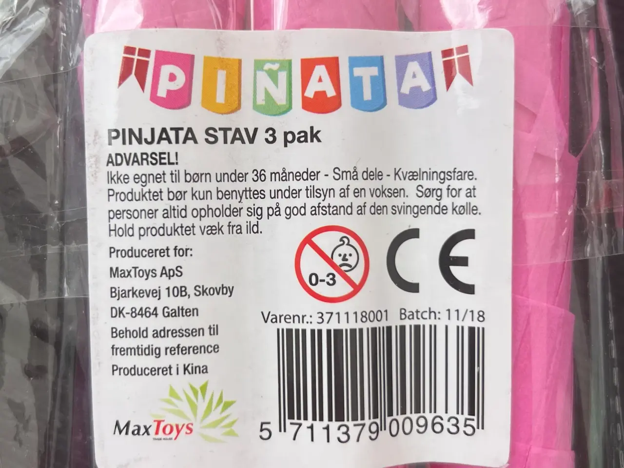 Billede 2 - PINJATA STAVE – 12 stk.