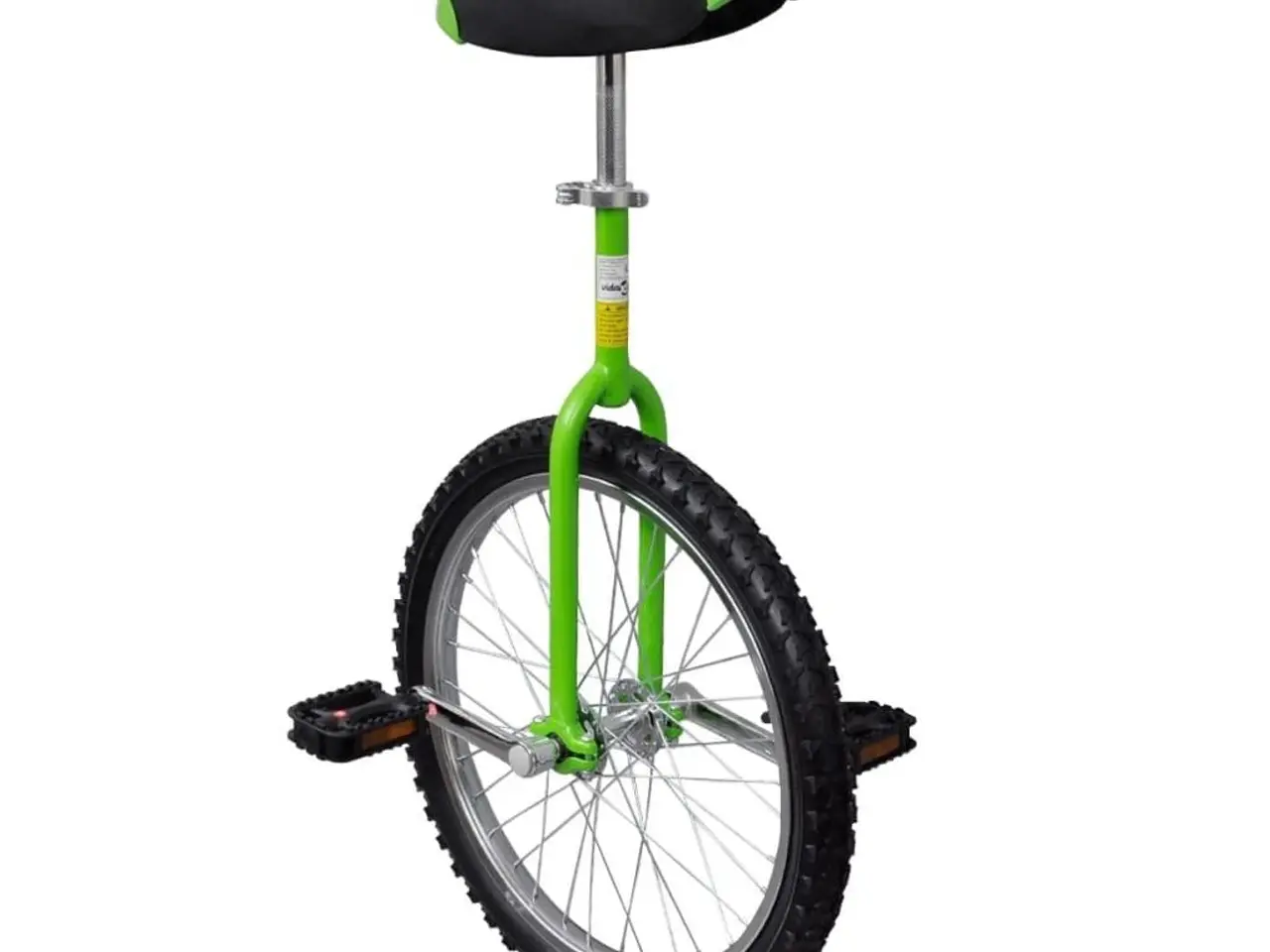 Billede 1 - Ethjulet cykel 20" - justerbar sadel, grøn/sort