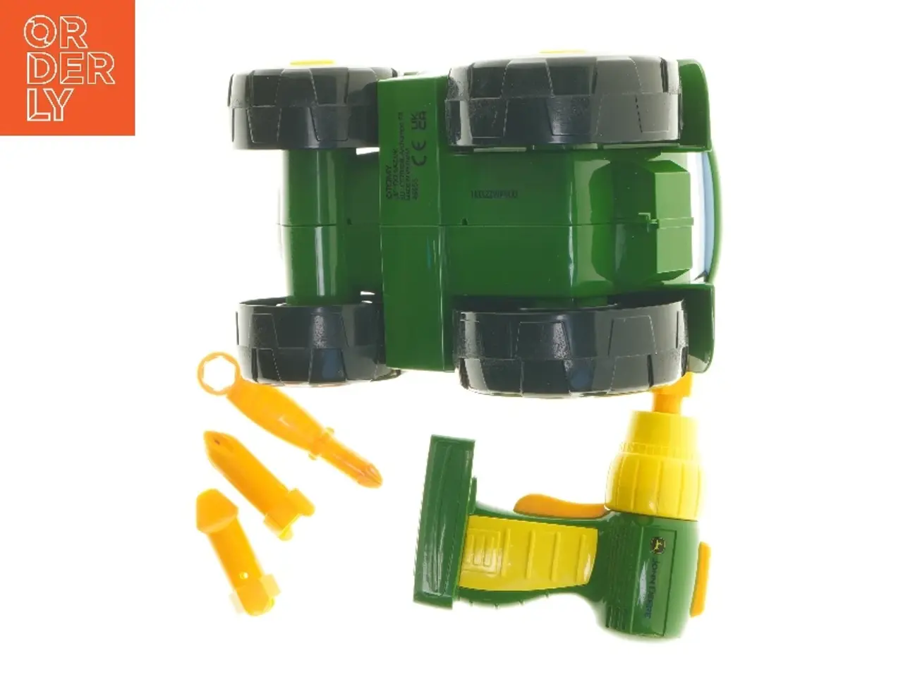 Billede 3 - John Deere legetøjstraktor med værktøjssæt fra John Deere (str. 23x15x16 cm)