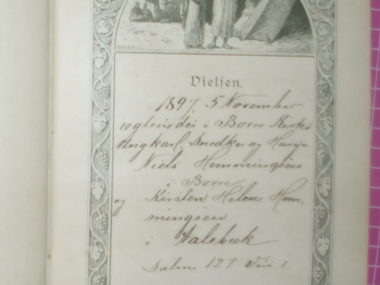 Billede 2 - Brudebibelen anno 1896