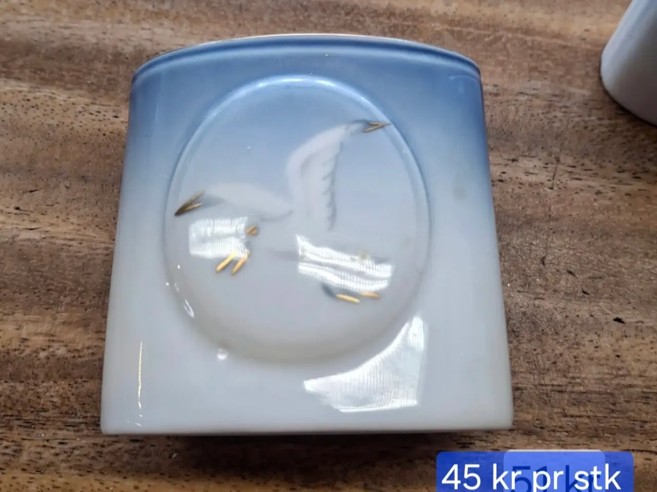 Billede 4 - Bing og Grøndahl måge stel med guld kant