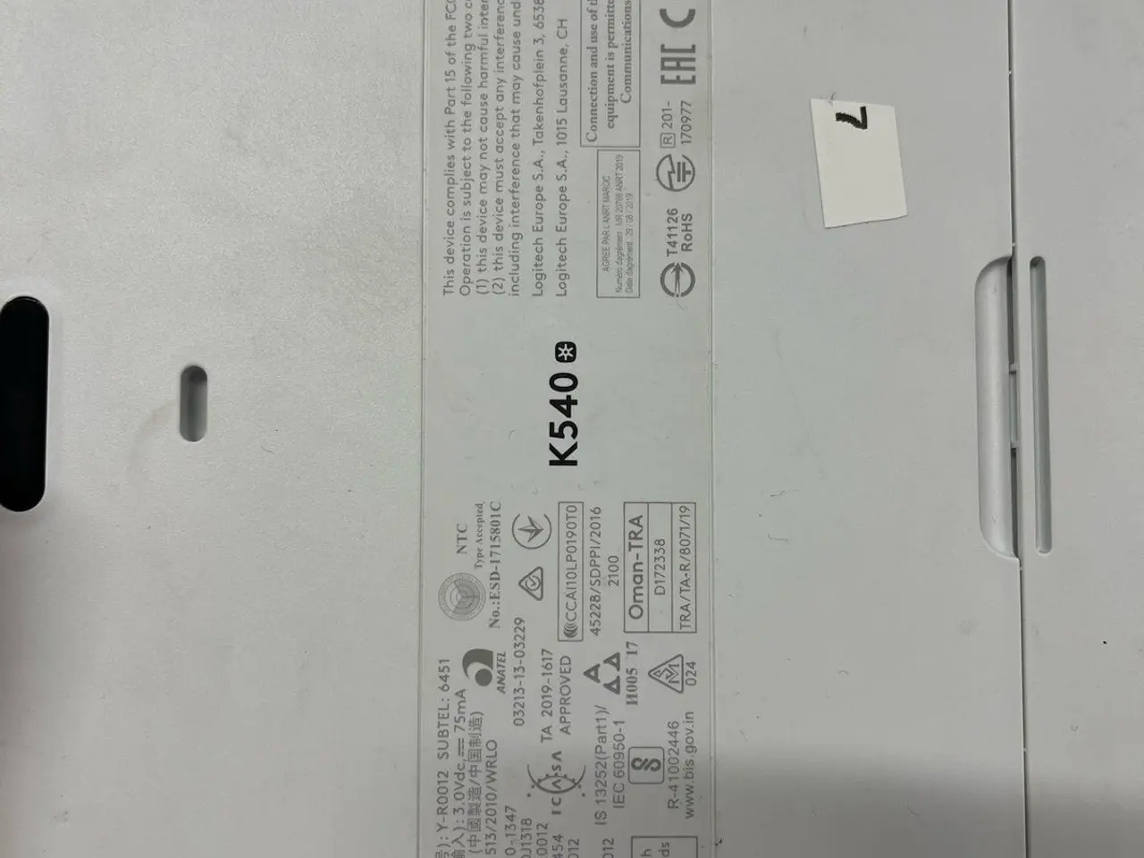 Billede 2 - Logitech trådløst tastatur K540 og mus M310