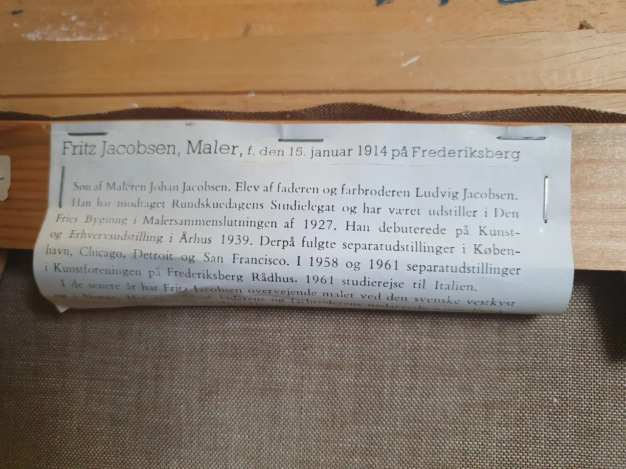 Billede 3 - Maleri af Fritz Jacobsen