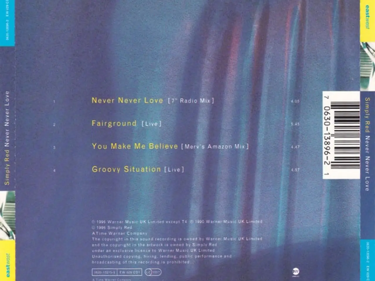 Billede 2 - Simply Red – Never Never Love – CD