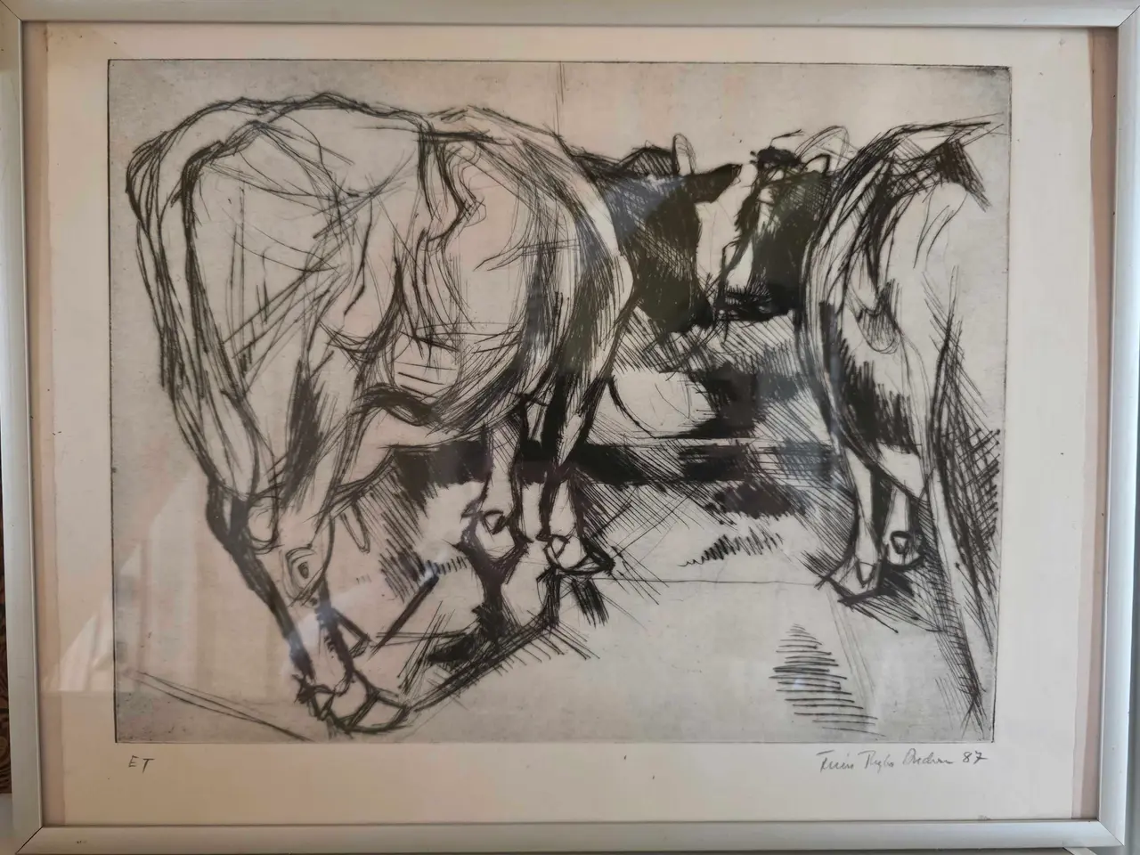 Billede 1 - Litografi af Finn Thybo Andersen ET 1987
