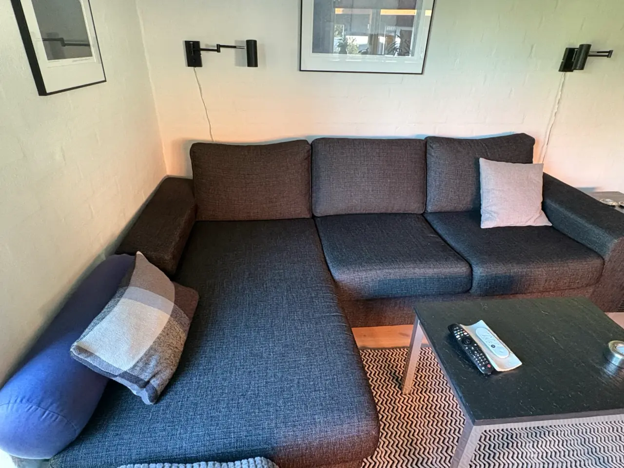 Billede 2 - Sofa med chaiselong 