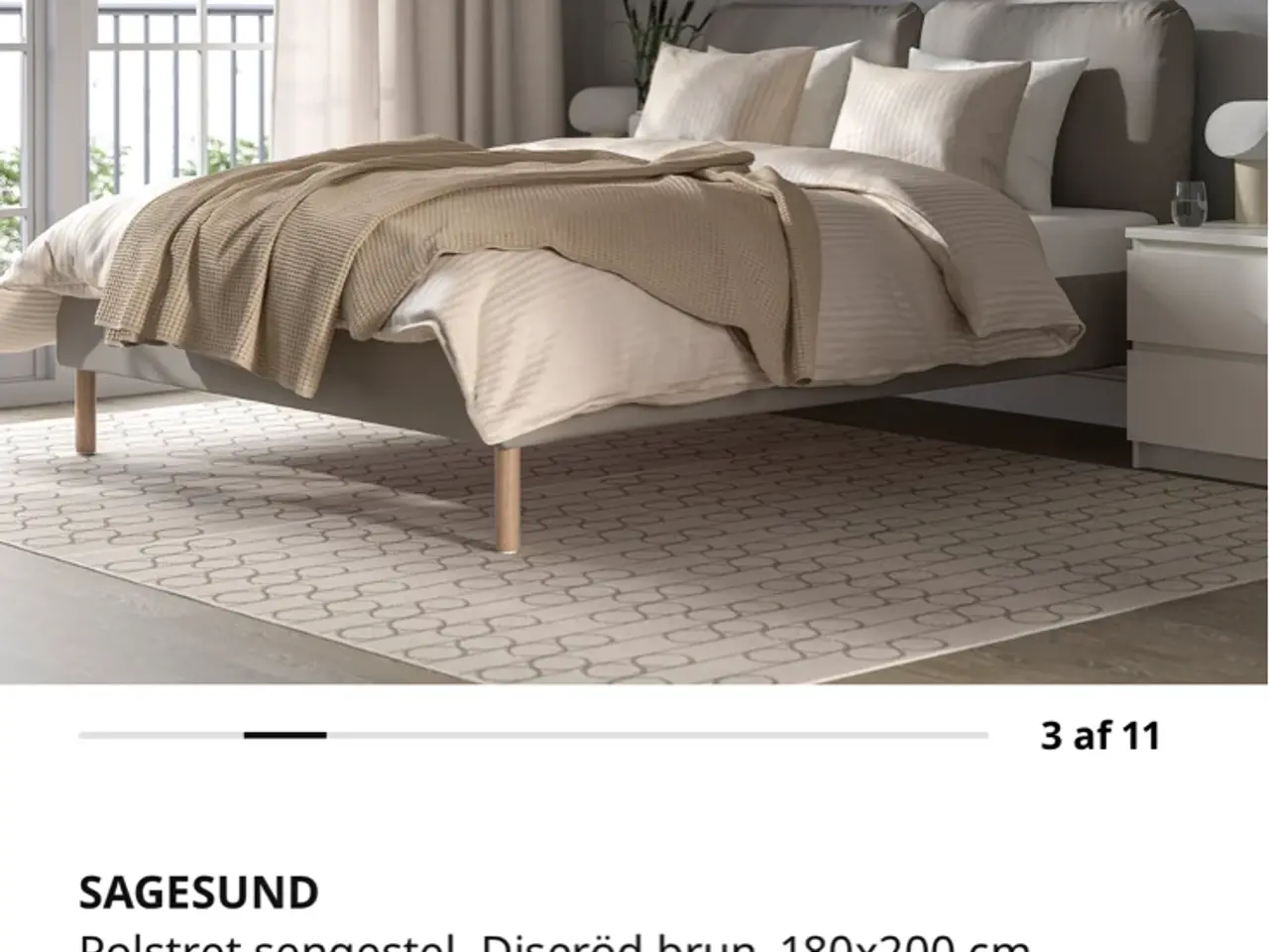 Billede 3 - Lækker madras + sengestel