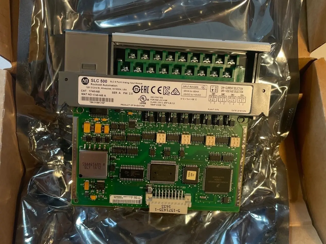 Billede 3 - Allen-Bradley SLC 500 1746-NI8 8-Channel Analog –