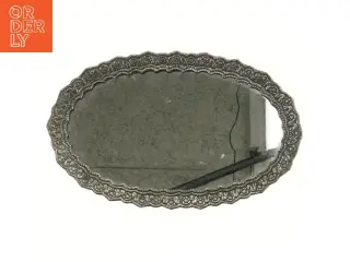Oval dekoreret bakke (str. 40x25 cm)