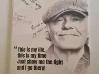 Kim Larsen canvas tryk med sangtekster