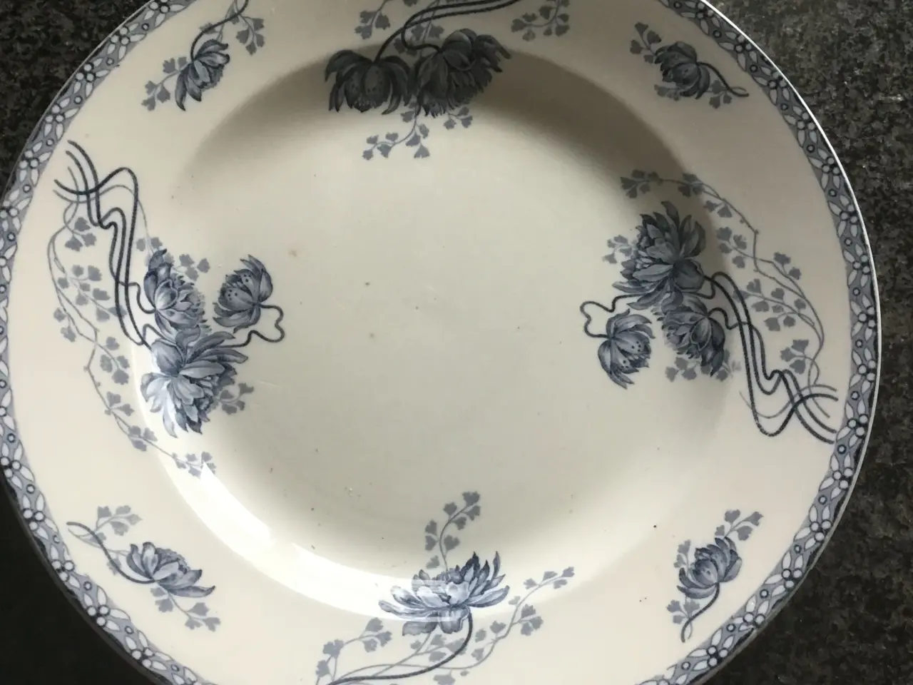 Billede 1 - Fransk porcelæns fad