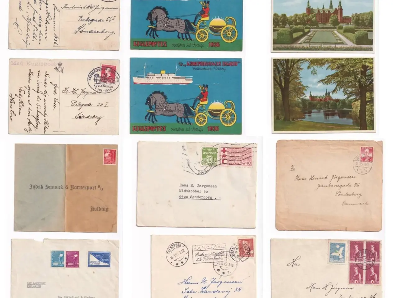 Billede 8 - Parti Postkort, FDC m.m. (99 stk.)