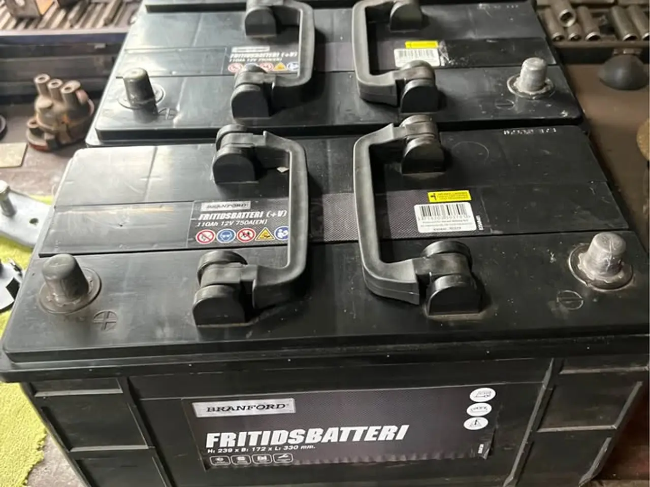 Billede 1 - 3 stk Båd Batteri/ Bil Batteri/ Campingvogn