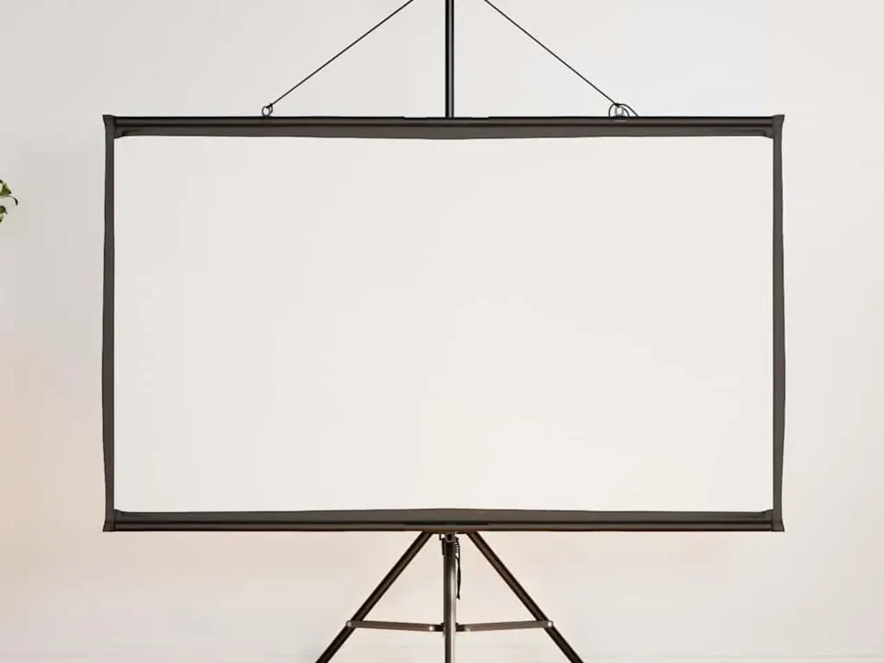 Billede 3 - Projektionslærred med stativ 60" 16:9 - mat hvid, polyester