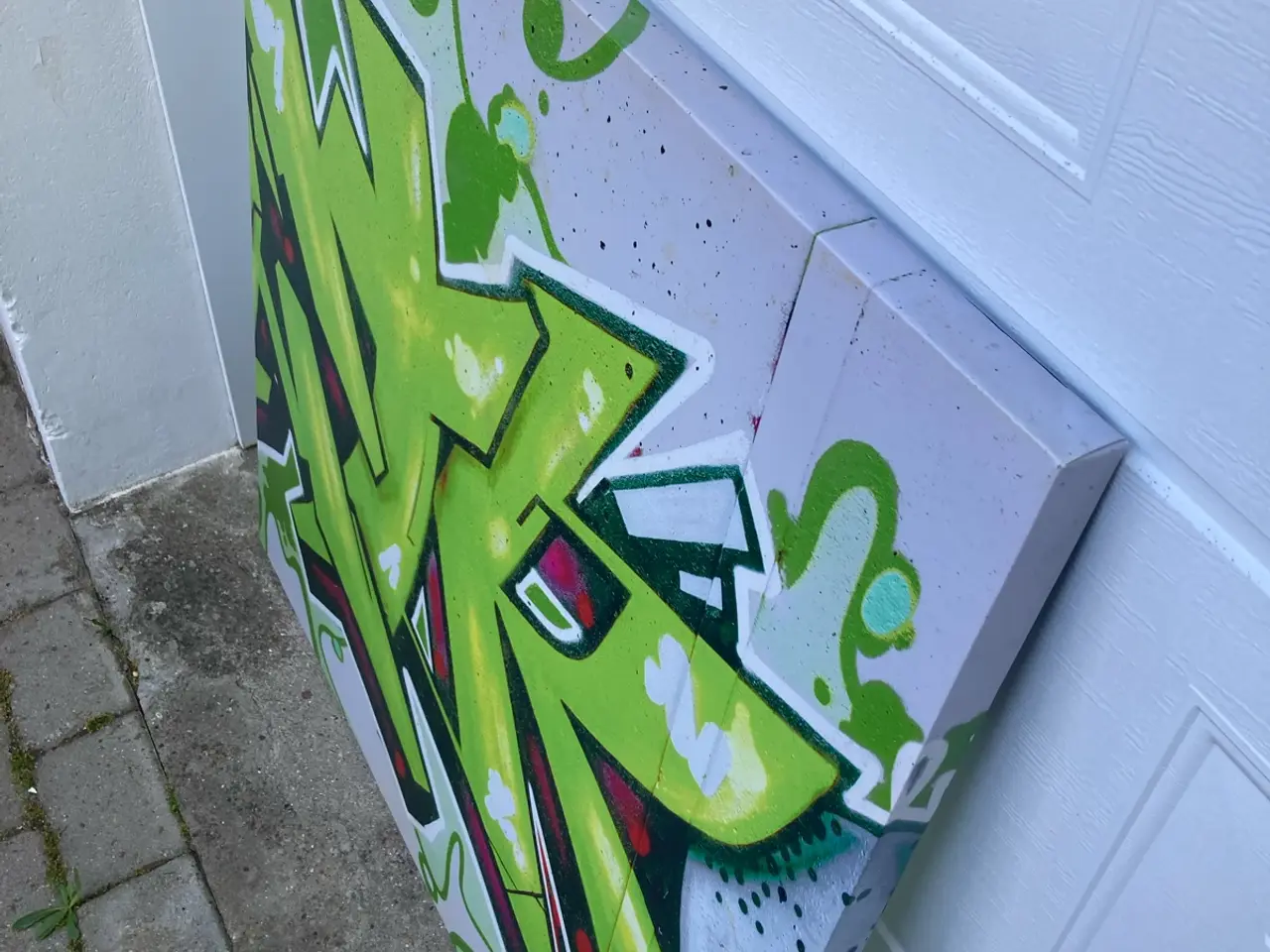 Billede 2 - Graffiti på lærred og ramme