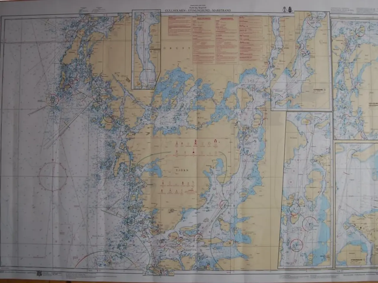 Billede 1 - Svensk Søkort 932 Skagerrak Gulholmen-Stenungsund