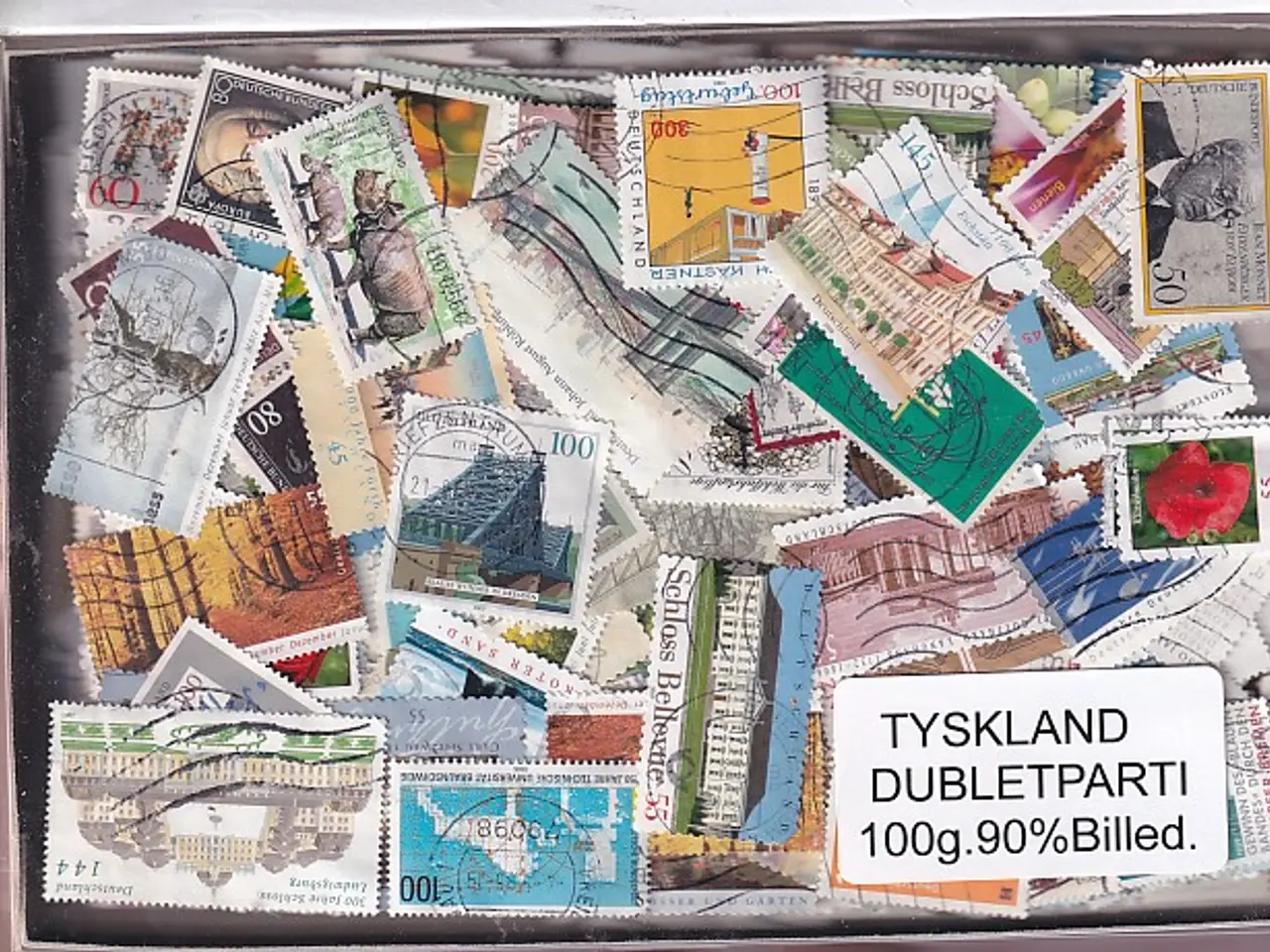 Billede 1 - Tyskland Dubletparti 100g. 90% Billedmærker.