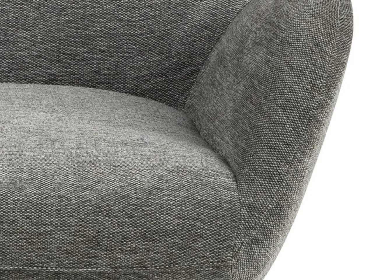 Billede 3 - Talgarth Recliner med fodskammel grå  stof