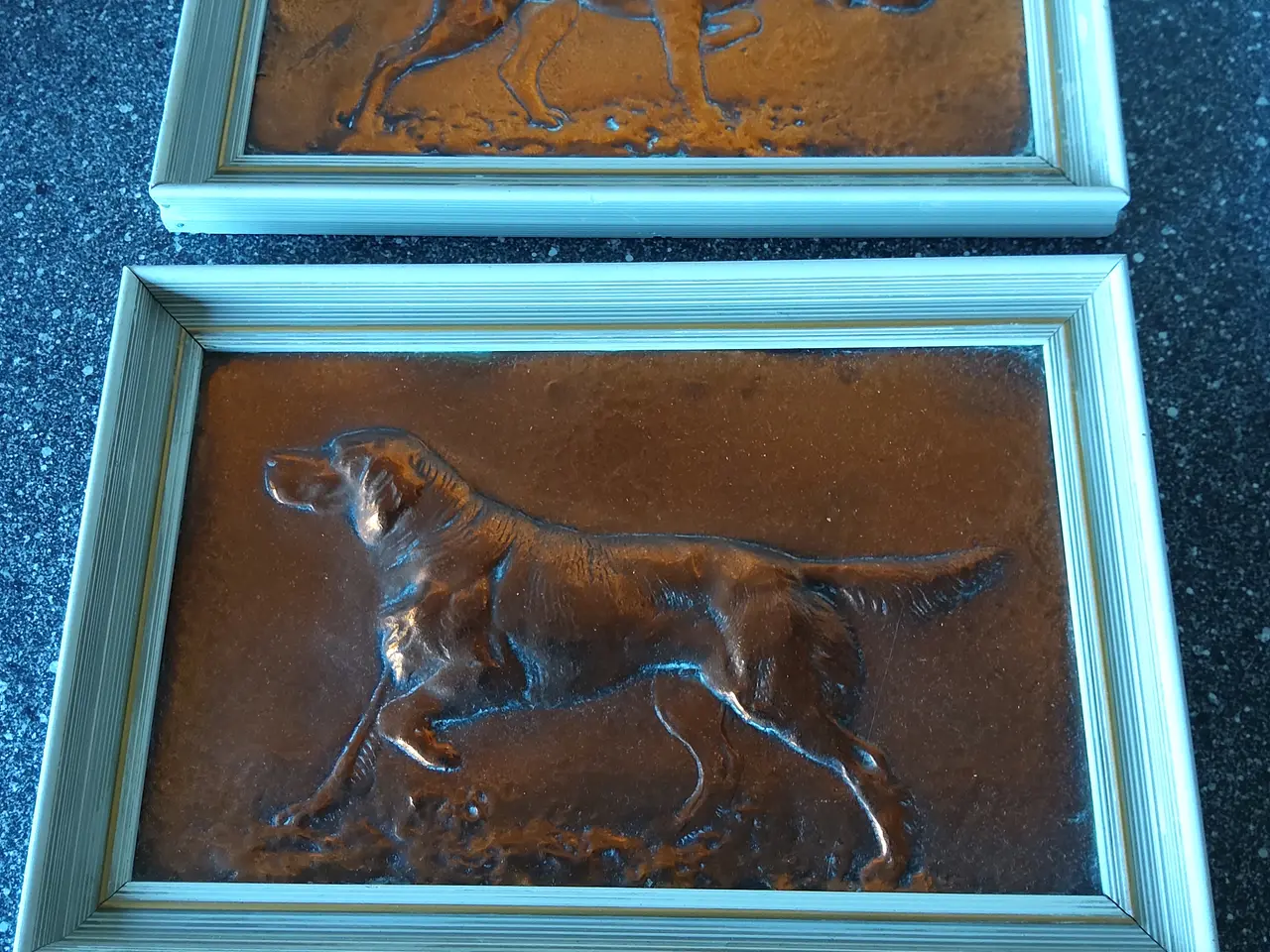 Billede 6 - Kobberplatter / Kobberstik med hund 