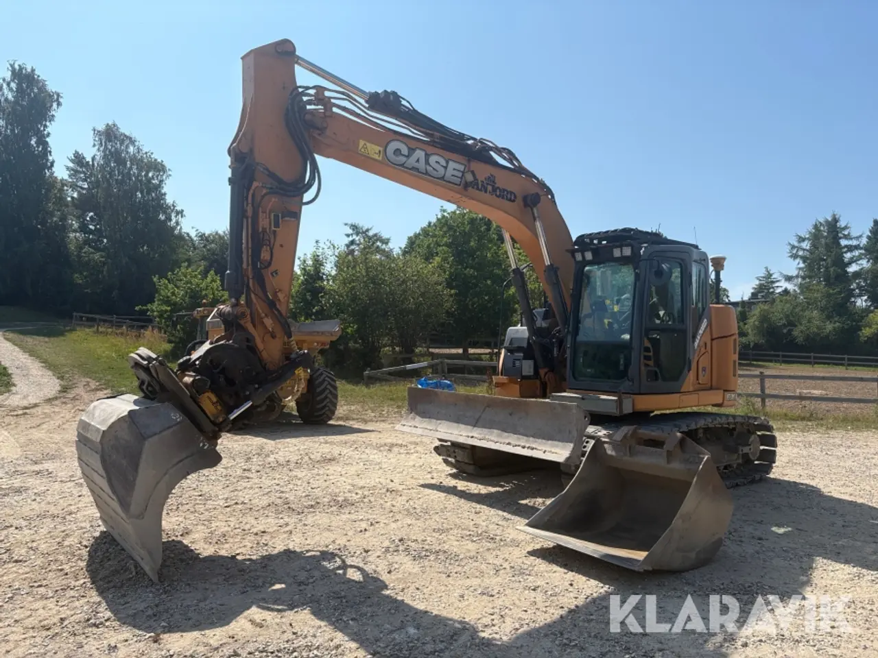 Billede 1 - Gravemaskine Case CX145C SR med Engcon & GPS