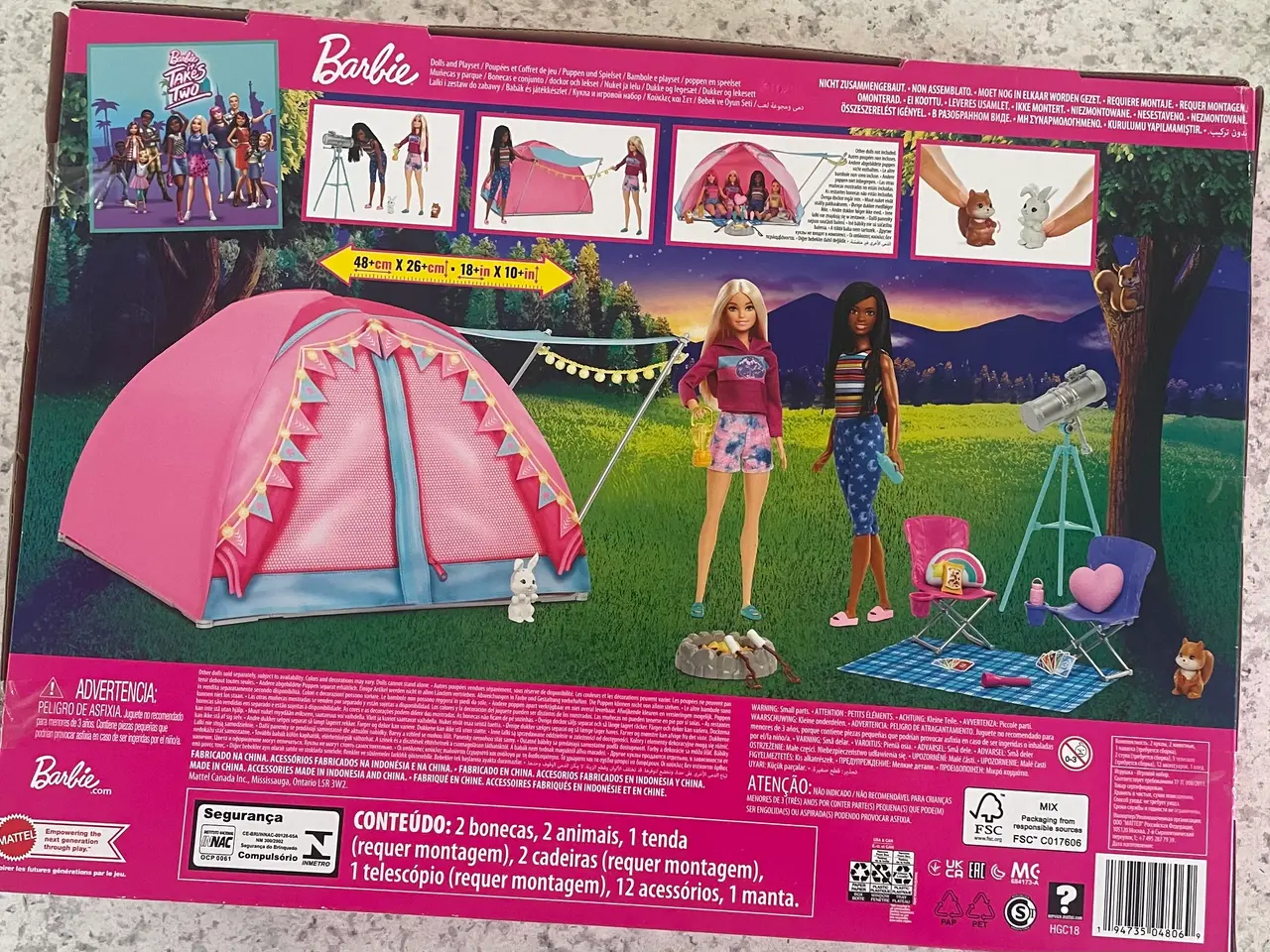Billede 1 - Barbie på telttur 