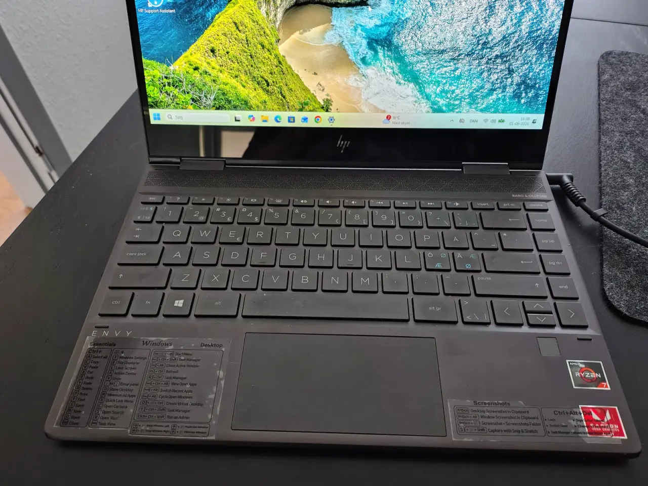 Billede 5 - Hp envy x360 convertible Ryzen 7 13"