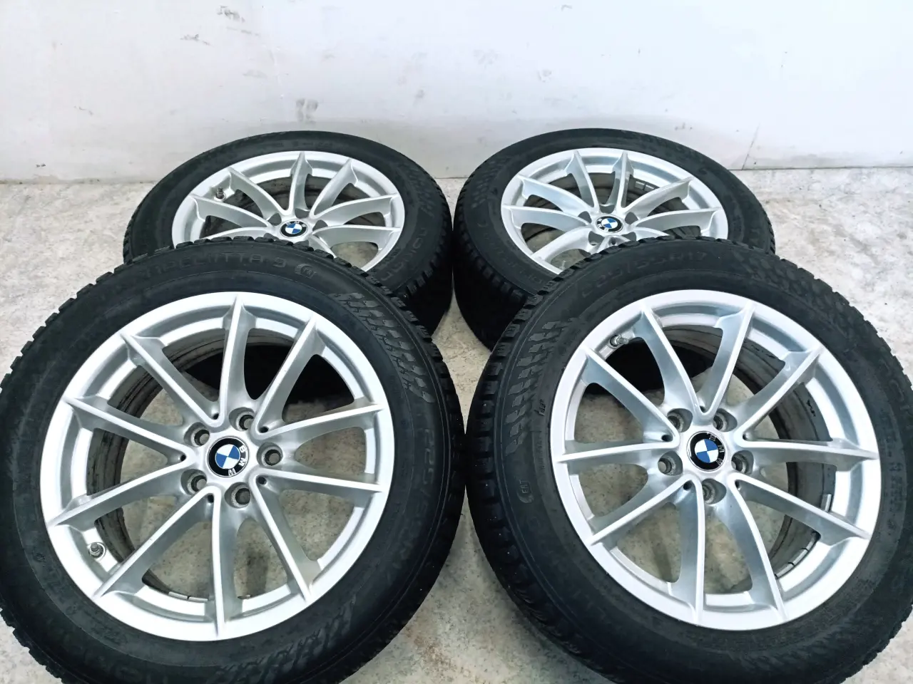 Billede 3 - 5x112 17" ET27 nav 66,6ø BMW vintersæt inkl.TPMS