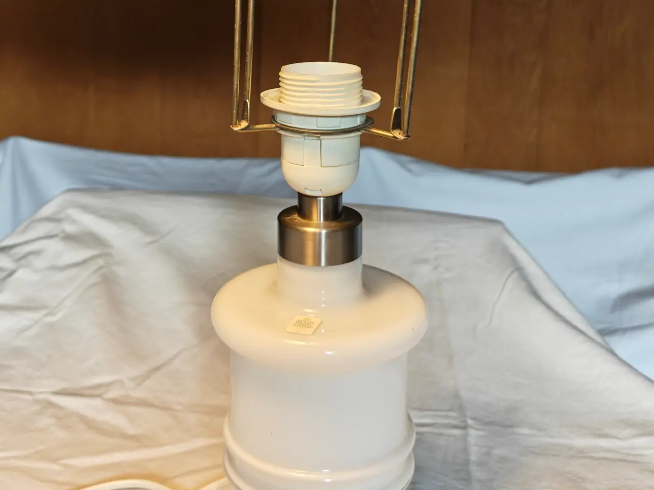Billede 1 - Apoteker bordlampe fra Holmegaard Glasværk mini