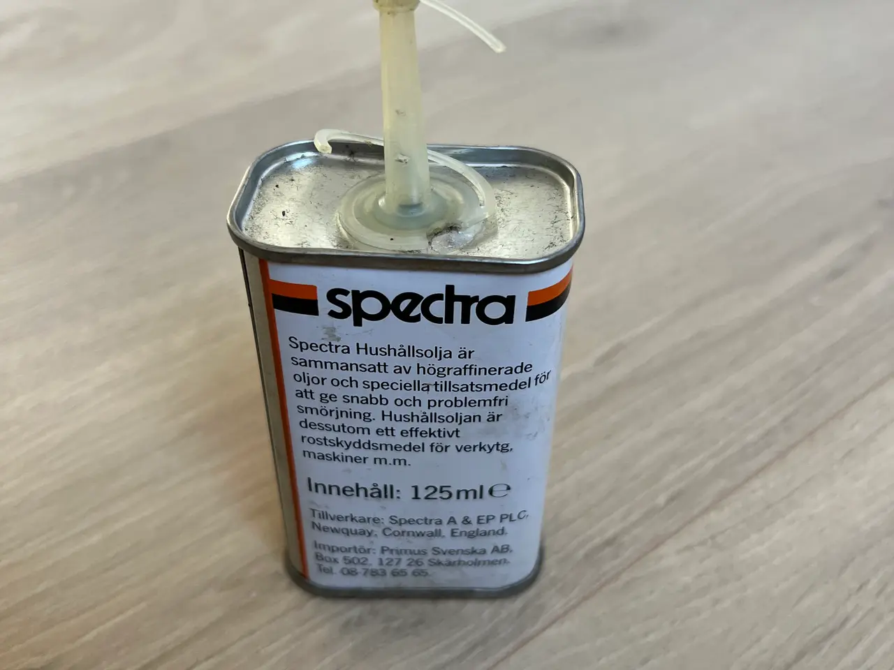 Billede 2 - Spectra oil dåse 125 ml
