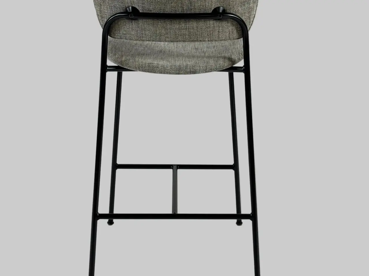 Billede 5 - &tradition Pavilion Barstol – Grå med Sort Stel SH 65 cm