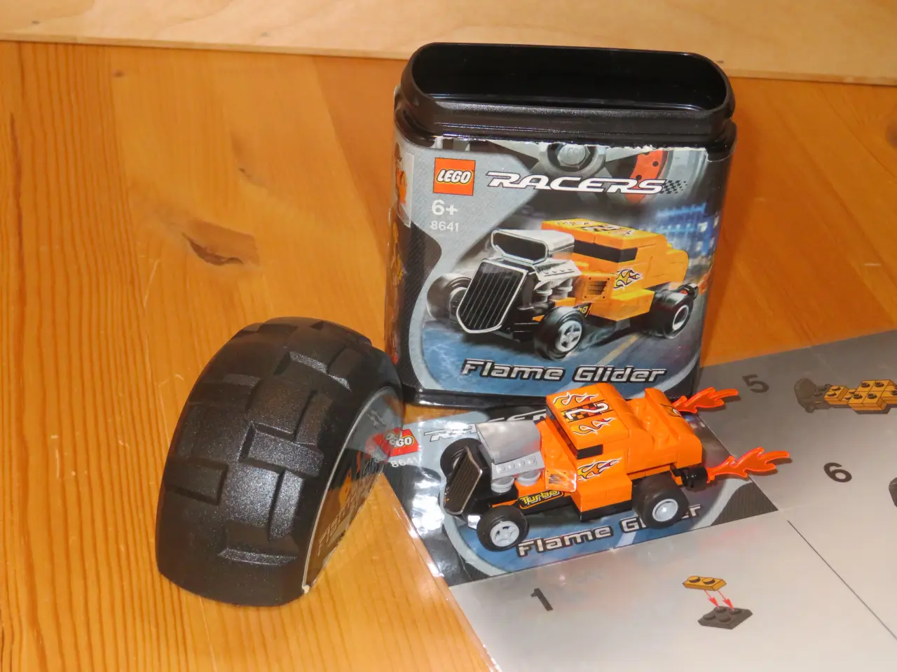 Billede 1 - Lego Racers, LEGO nummer 8641, Flame Glider