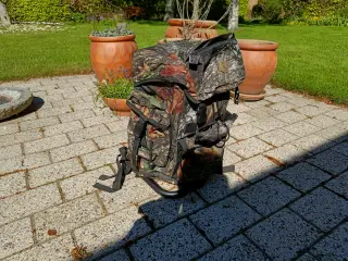 Jagtrygsæk med taburet