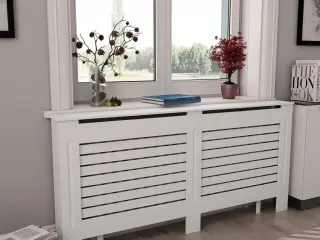 Radiatorskjuler MDF 172x19x81,5 cm hvid