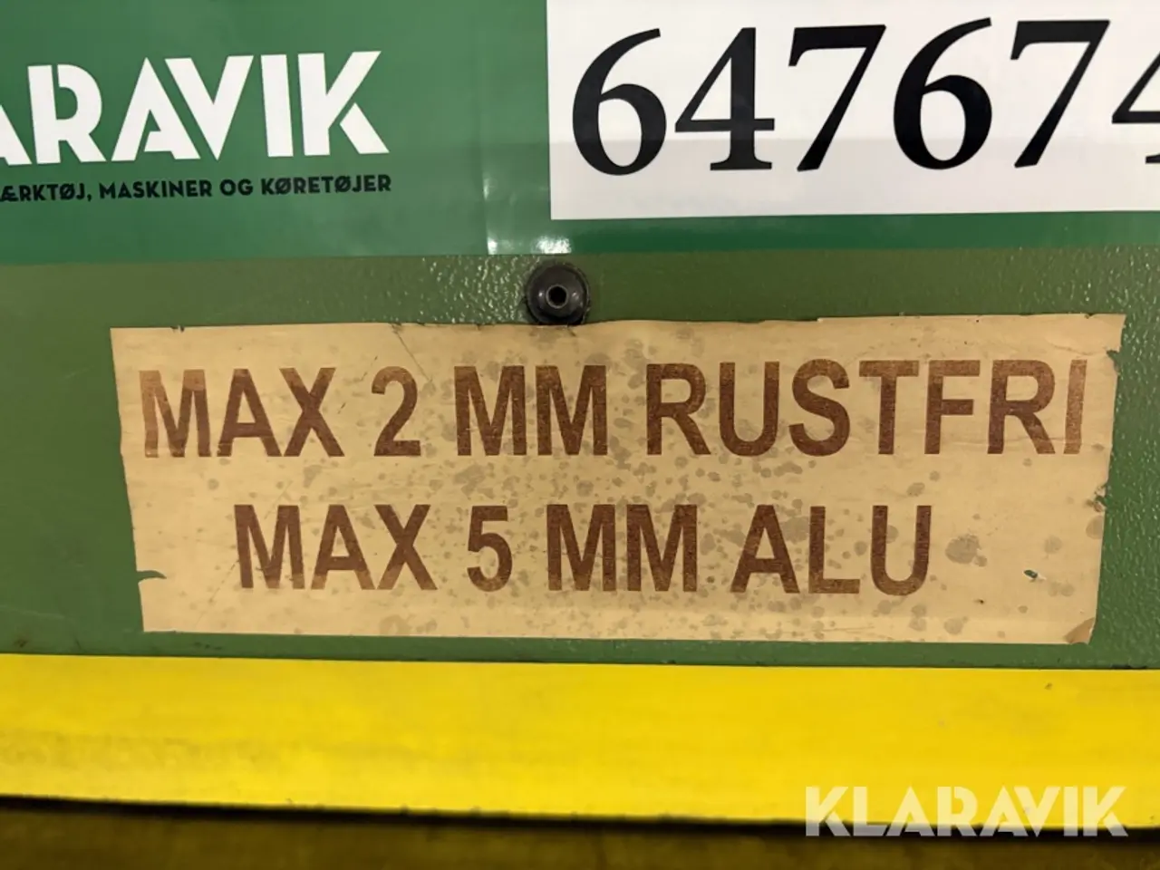 Billede 6 - Pladeklipper HM Jbs-1250/3.0