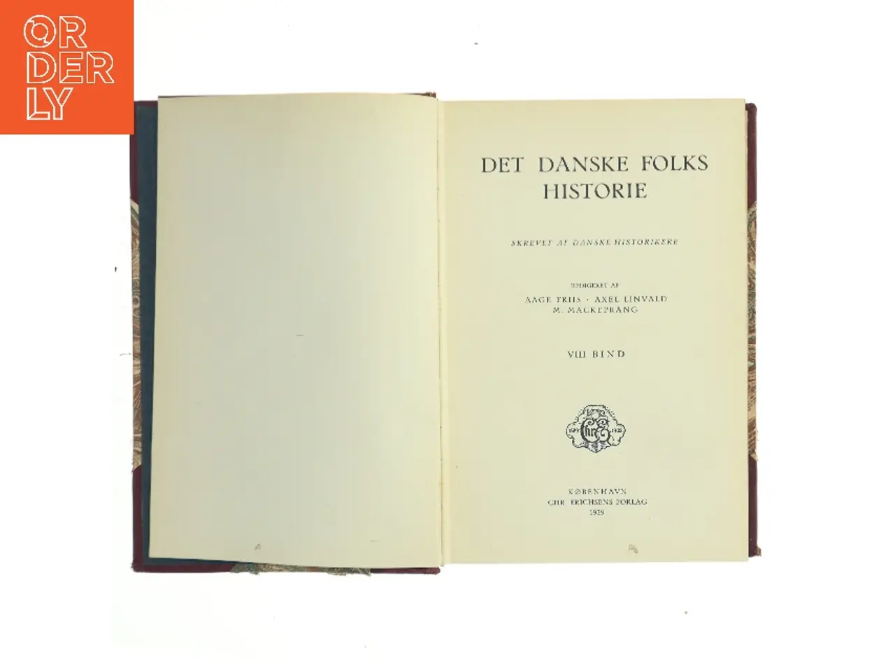 Billede 1 - Det danske folks historie. Bind VIII (Bog)
