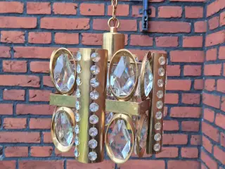 Fin retropendel med prismer i klart glas