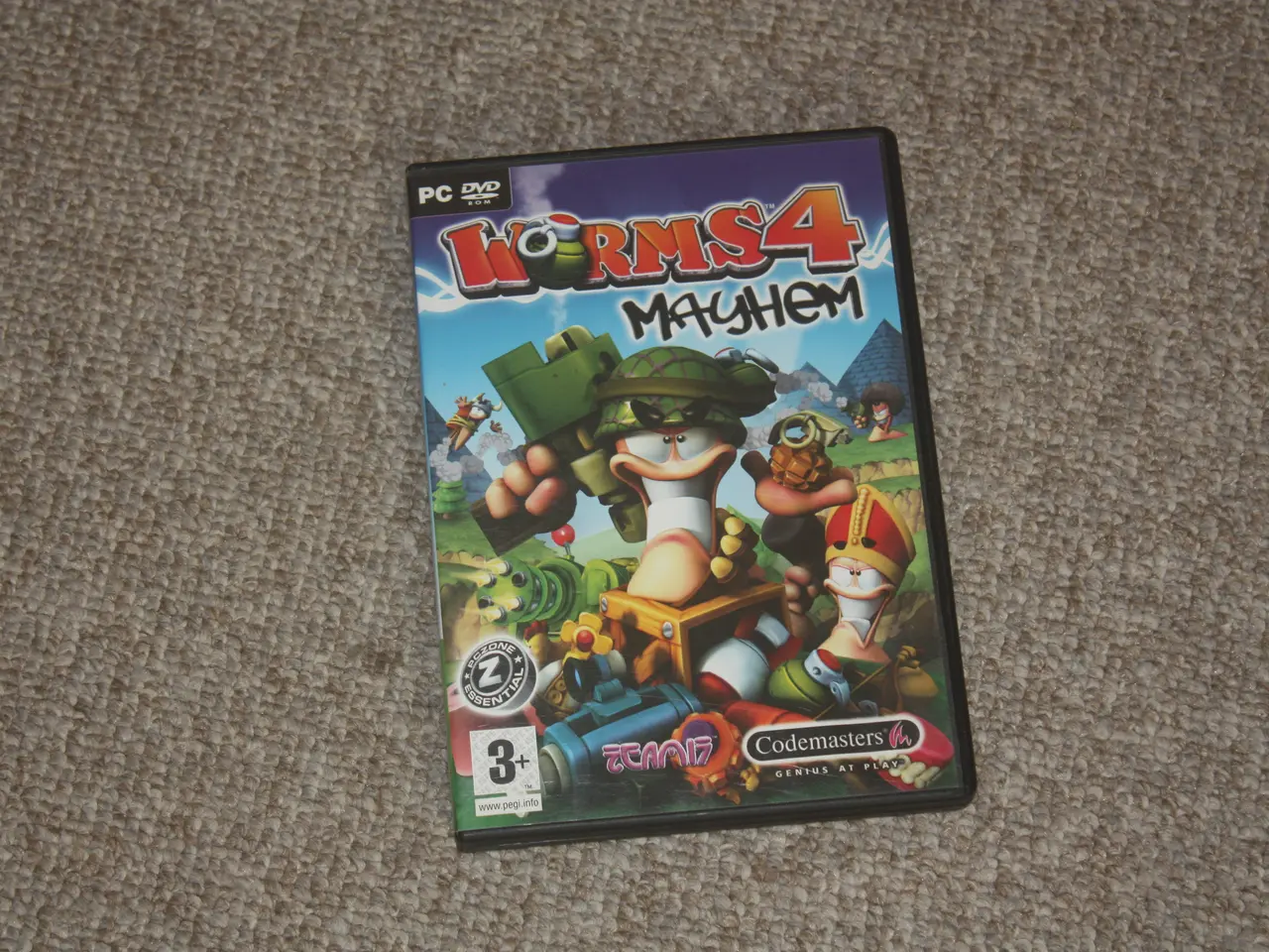 Billede 1 - Worms 4 Mayhem PC spil