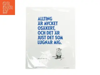 Plakat med citat af Too-ticki fra Putinki (str. 30x24 cm)