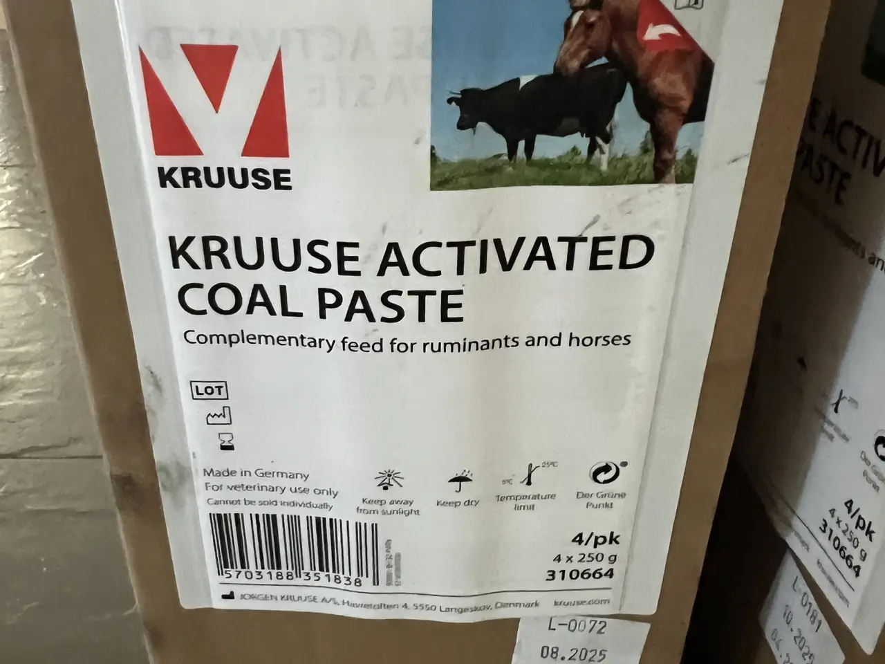Billede 2 - 8 Tuber - Aktivt Kul i Pastaform