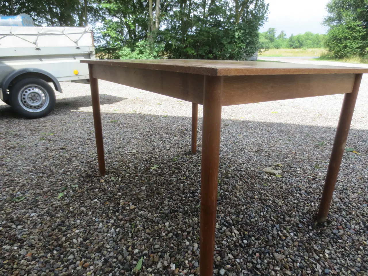Billede 4 - 8  stk Teak spiseborde 