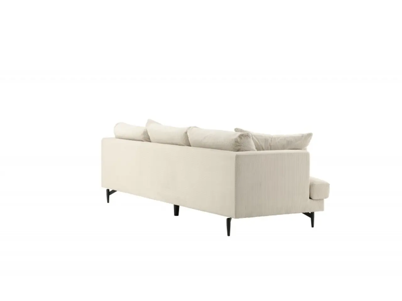 Billede 12 - Sofia 3 personers Sofa  - Beige Fløjl