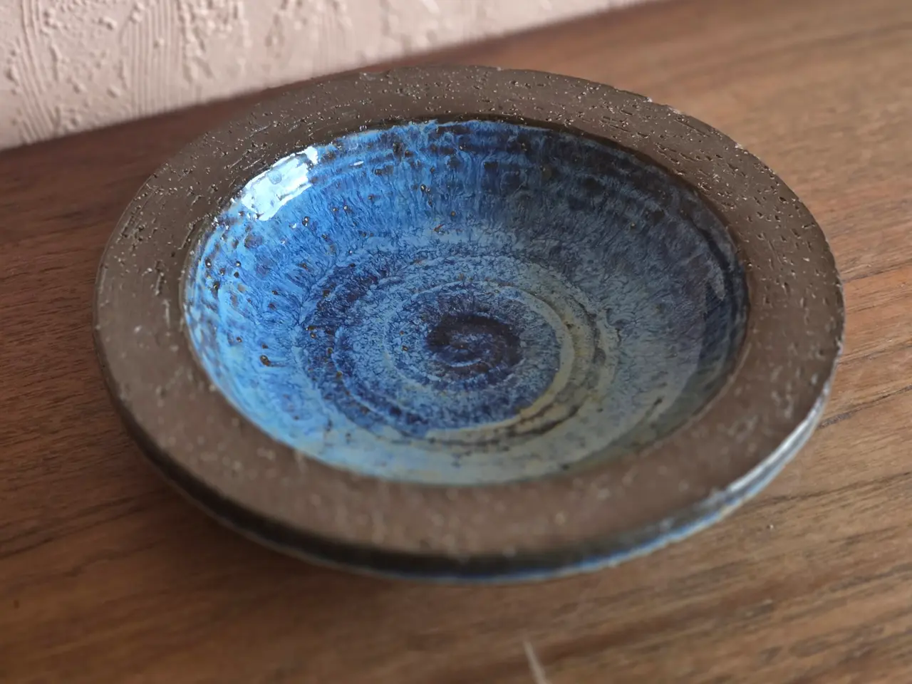 Billede 1 - Michael Andersen keramikskål – Blå glasur 19cm
