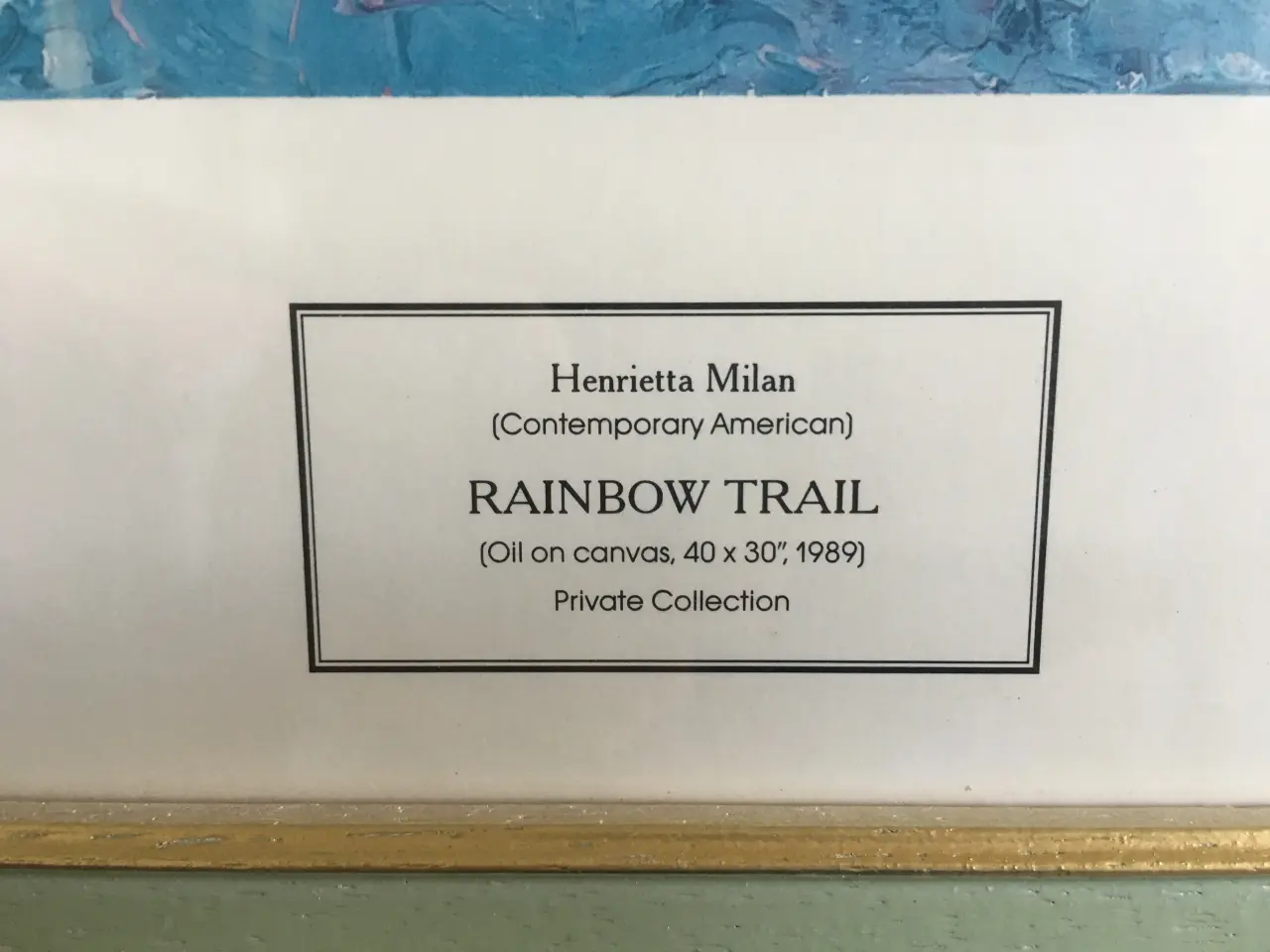 Billede 2 - Billede med flot ramme "Henrietta Milan"